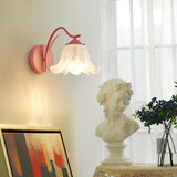 Elegant French Retro Floral Wall Lamp - LED Light, Iron Frame 2