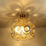Elegant Gold Ball Ceiling Light Fixture for Hallway & Entryway 0