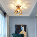 Elegant Gold Ball Ceiling Light Fixture for Hallway & Entryway 3