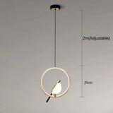Elegant Golden Bird Pendant Lamp - Stylish Hanging Lights for Cozy Ambiance 6