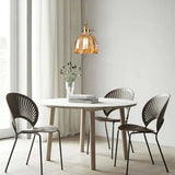 Elegant Japanese Retro Glass Flower Pendant Light - Modern Home Decor 2