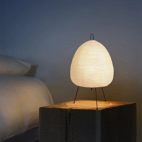 Elegant Japanese Rice Paper Lamp - LED Table & Floor Lighting 0
