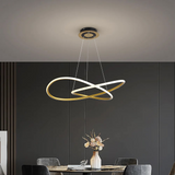Elegant Minimalist LED Ceiling Light - Gold Circle Flush Mount Fixture 0