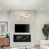 Elegant Minimalist LED Ceiling Light - Gold Circle Flush Mount Fixture 3