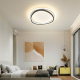 Elegant Modern Ceiling Light with Black and Gold Design 6