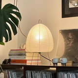 Elegant Mulberry Paper Table Lamp with Bamboo Design - Indoor Lighting 2