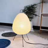 Elegant Mulberry Paper Table Lamp with Bamboo Design - Indoor Lighting 3
