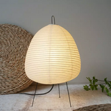 Elegant Mulberry Paper Table Lamp with Bamboo Design - Indoor Lighting 4