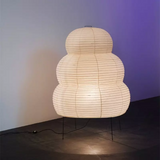 Elegant Mulberry Paper Table Lamp with Bamboo Design - Indoor Lighting 5
