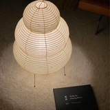 Elegant Mulberry Paper Table Lamp with Bamboo Design - Indoor Lighting 6