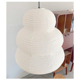 Elegant Rice Paper Pendant Light - Soft Diffused Illumination 3