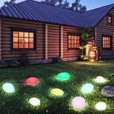 Elegant Solar Garden Light - Weather Resistant LED Outdoor Lantern with 16 Colors 5