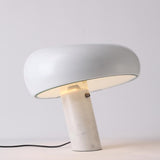 Elegant Table Lamp - Italian Carrara Marble Base, Vintage Design, Perfect for Bedside or Desk 6