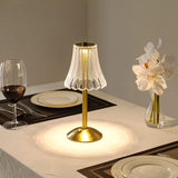 Elegant Touch-Activated Golden Crystal Table Lamp with Dimming Function 2