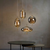 Essence - Elegant Brown Glass Pendant Lamp with LED for Kitchen Lighting 1