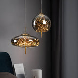 Essence - Elegant Brown Glass Pendant Lamp with LED for Kitchen Lighting 2