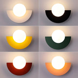 Everest Nordic Semicircle Wall Light - Modern LED Wall Lamp in 6 Colors 4