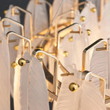 Feather™ - Modern LED Pendant Light with Glass Feathers 4