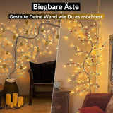 Homegoals - 2.3m LED Vine Fairy Lights with Remote Control & 8 Modes 8