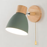 Jandiel - Nordic Modern Wooden Wall Light with Pull Switch 1
