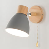 Jandiel - Nordic Modern Wooden Wall Light with Pull Switch 2