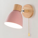 Jandiel - Nordic Modern Wooden Wall Light with Pull Switch 3