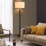 Japandi Wooden Floor Lamp - Modern Standing Lamp with LED Lighting 5