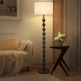 Japandi Wooden Floor Lamp - Modern Standing Lamp with LED Lighting 6