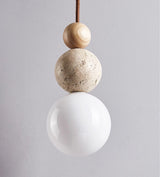 LavaStone - Modern Travertine Pendant Light for Dining Room 3