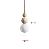 LavaStone - Modern Travertine Pendant Light for Dining Room 6