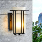 Linden Outdoor Wall Light - Retro Iron Design with LED Compatibility 1