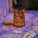 Luminous Leaf Lanterns - Set of 2 Weather-Resistant Decorative Lights 4
