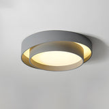 Melody Modern Flush Mount Ceiling Light Fixture with Integrated LED 12