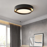 Melody Modern Flush Mount Ceiling Light Fixture with Integrated LED 1