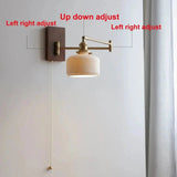 Modern Ceramic Wall Lamp with Wooden Top & Elegant Design 7
