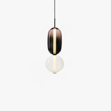 Modern Glass Pendant Lamp - Colorful Kitchen Pendant Lighting with LED 0