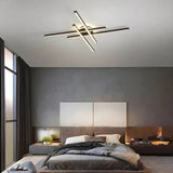 Modern LED Flush Mount Ceiling Light Fixture with Dimmable Options 2