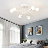 Modern LED Flush Mount Ceiling Light Fixture with E27 Base, Energy Efficient 3
