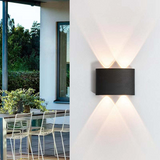 Modern Outdoor Wall Light - Waterproof Aluminum LED Exterior Wall Lantern 0