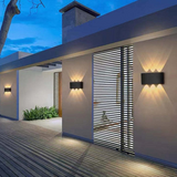 Modern Outdoor Wall Light - Waterproof Aluminum LED Exterior Wall Lantern 2
