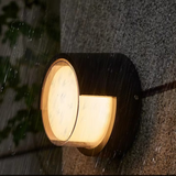 Modern Outdoor Wall Light with Motion Sensor - Geometric Design for Gardens 1