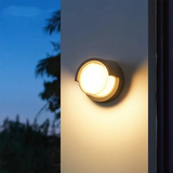 Modern Outdoor Wall Light with Motion Sensor - Geometric Design for Gardens 3
