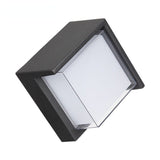 Modern Outdoor Wall Light with Motion Sensor - Waterproof Aluminum Lantern 7