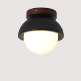 Modern Stone Flush Mount Ceiling Light Fixture - LED Ceiling Lights for Warm Ambiance 9