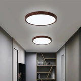 Modern Ultra-Thin Circular Ceiling Light with Adjustable LED Effects 0