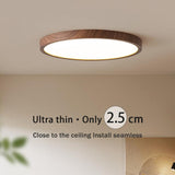 Modern Ultra-Thin Circular Ceiling Light with Adjustable LED Effects 4