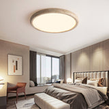 Natural Stone LED Ceiling Light Fixture - Elegant Organic Design for Cozy Ambiance 0