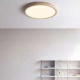 Natural Stone LED Ceiling Light Fixture - Elegant Organic Design for Cozy Ambiance 4
