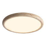 Natural Stone LED Ceiling Light Fixture - Elegant Organic Design for Cozy Ambiance 5