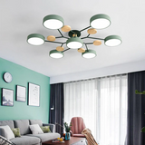 Nordic Branched Disc LED Ceiling Light - Sophisticated Design & Cozy Illumination 10